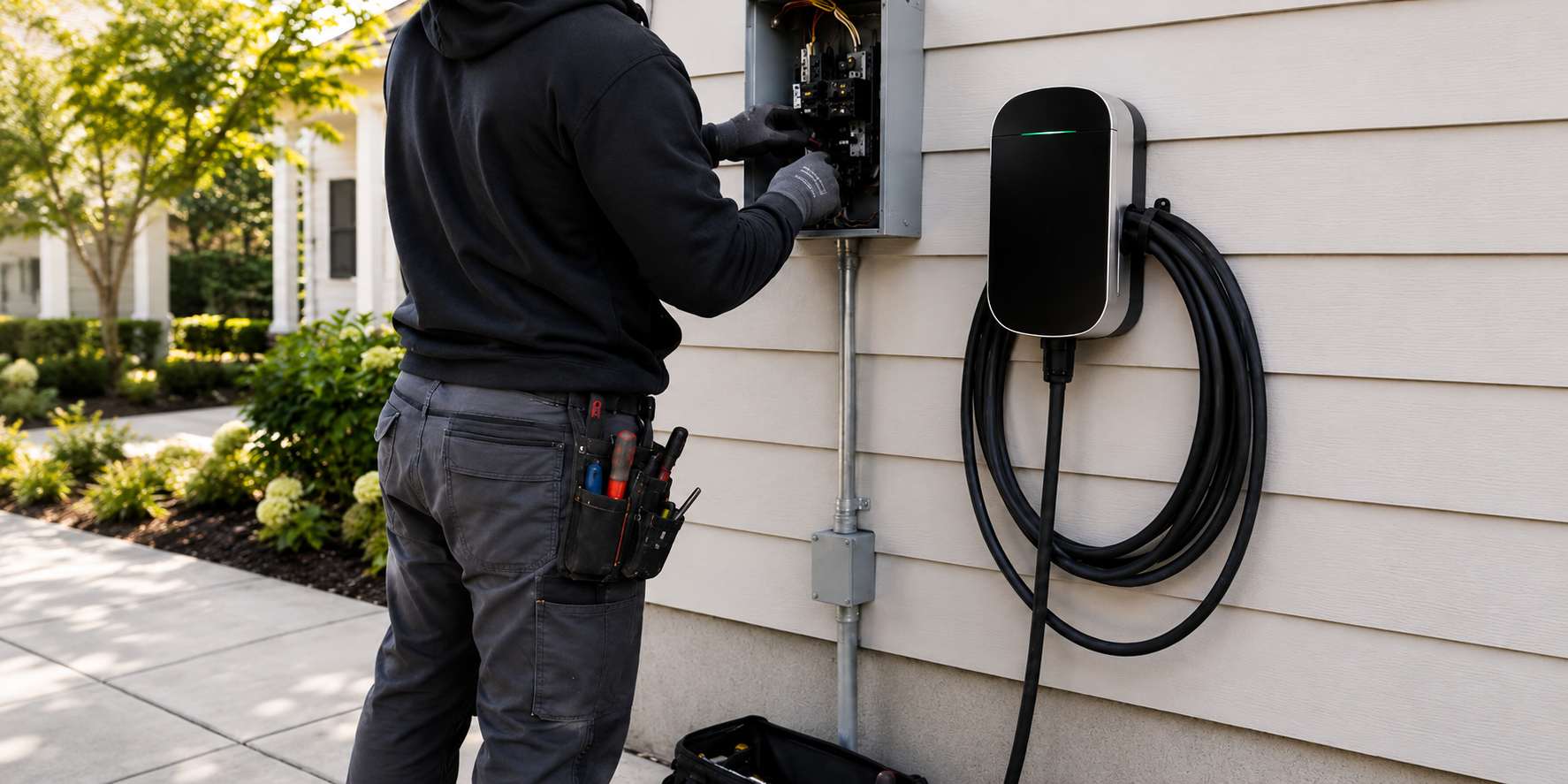 Residential EV charger installation Toronto