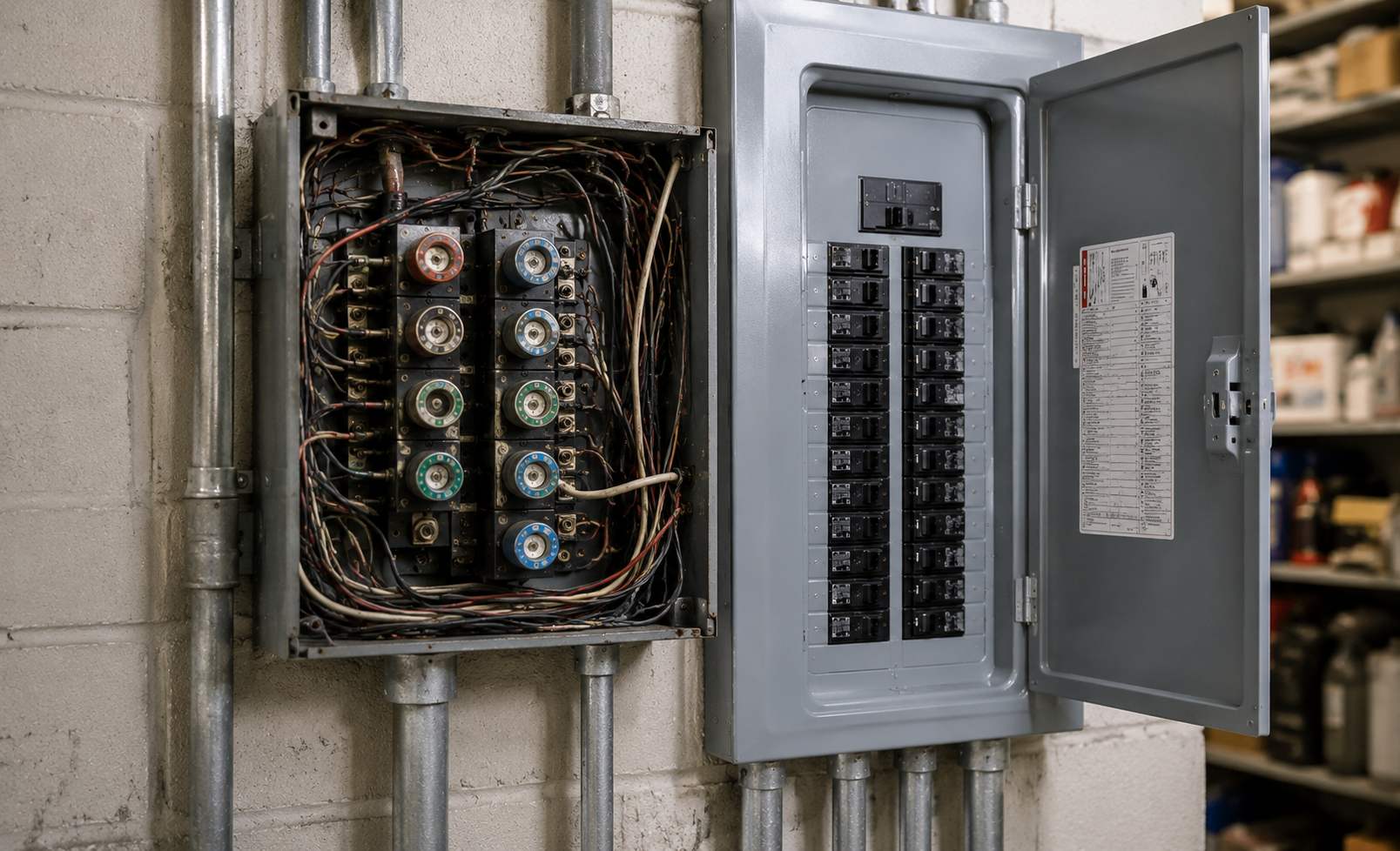 Electrical panel upgrade Ajax