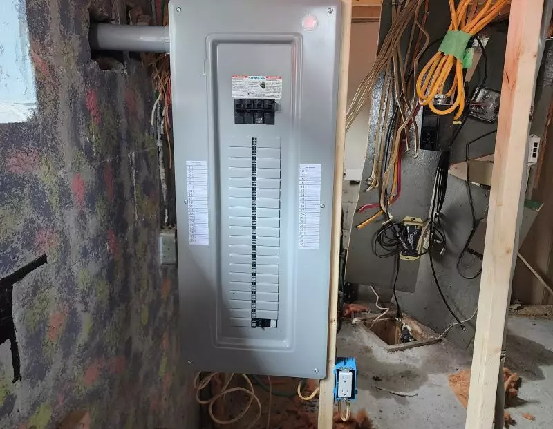 Replaced an outdated electrical panel in Newmarket