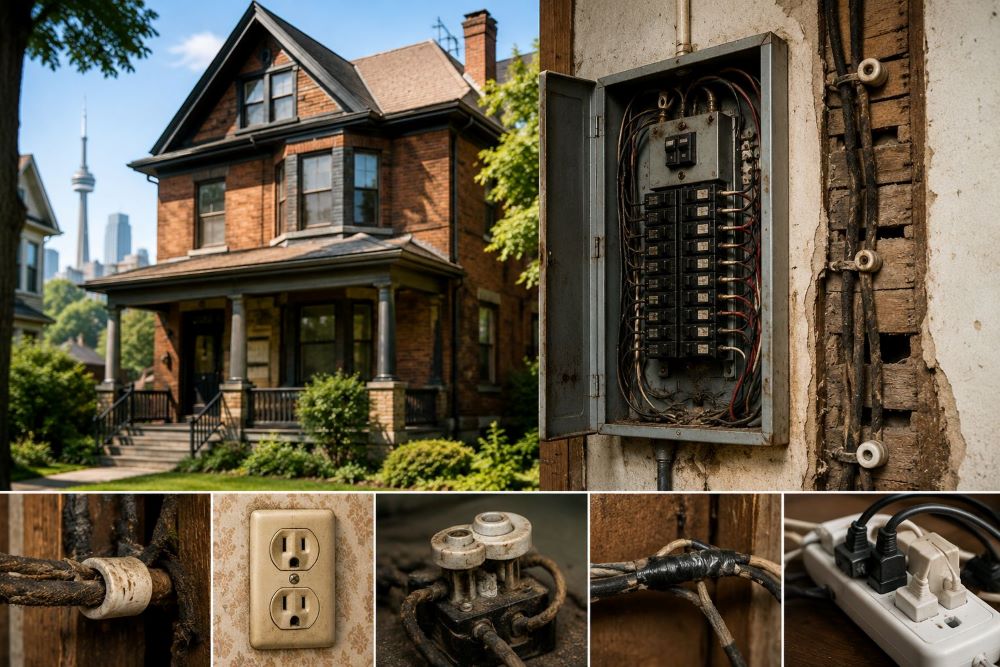 Older Toronto home with aging electrical systems.