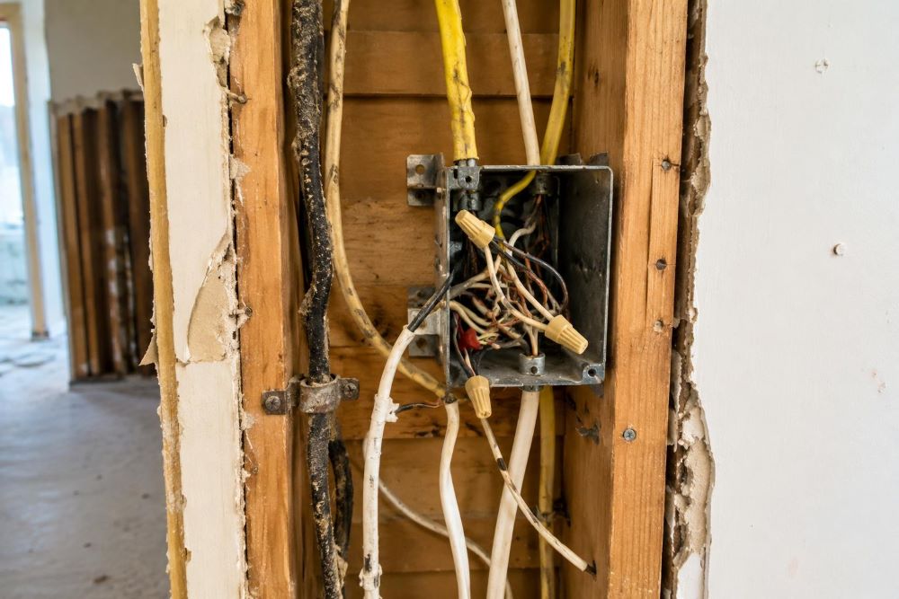 Hidden electrical issues behind a wall